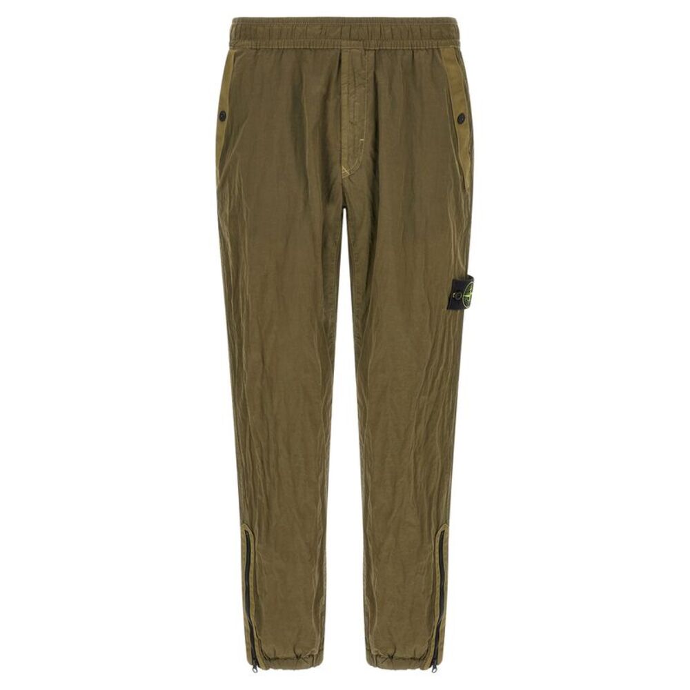 Stone Island Bicolor Polyamide Athletic Men's Pants